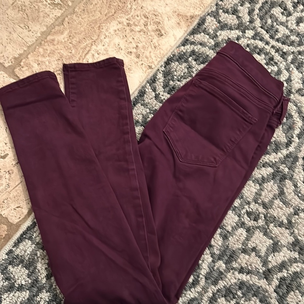 Size 25 purple jeans